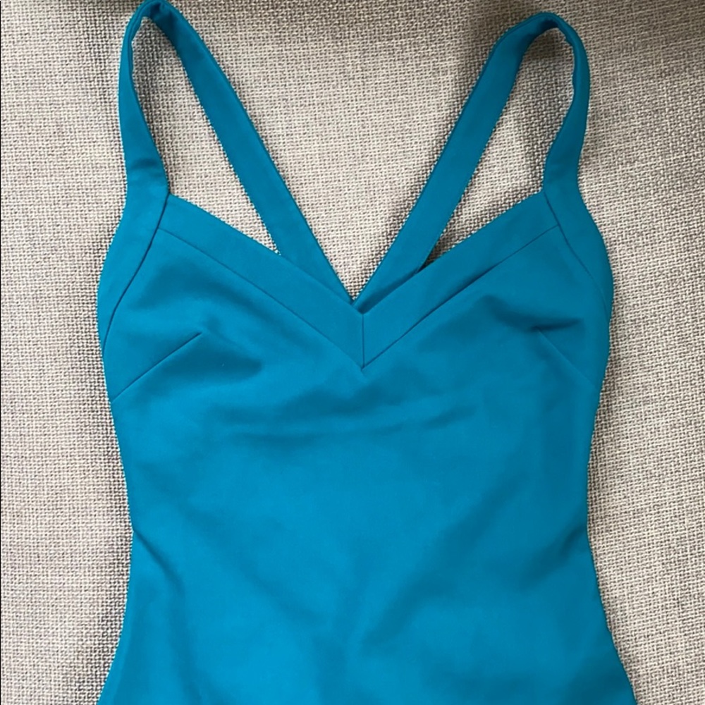 NWOT Likely Turquoise Sleeveless Sheath Dress Sz00 - Picture 2 of 8